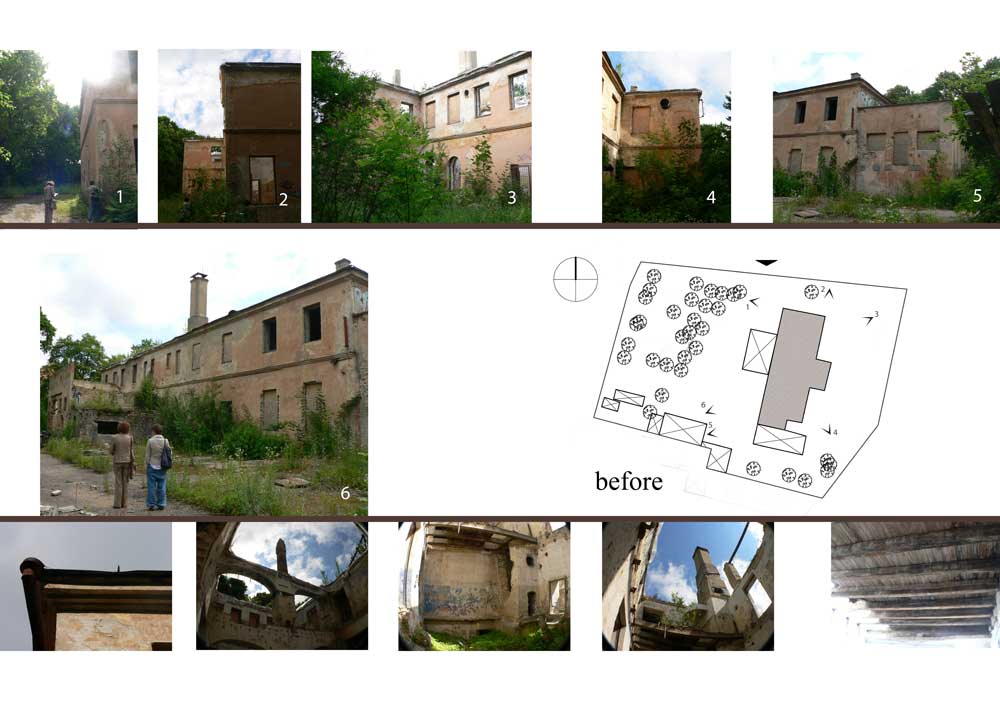 pictures of the laundry building before contruction