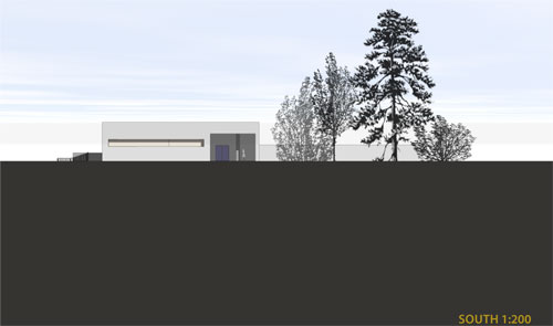 south facade