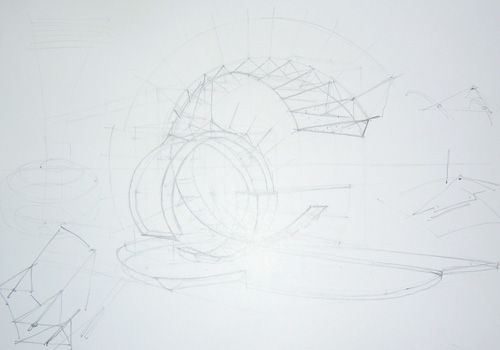 sketch of a model