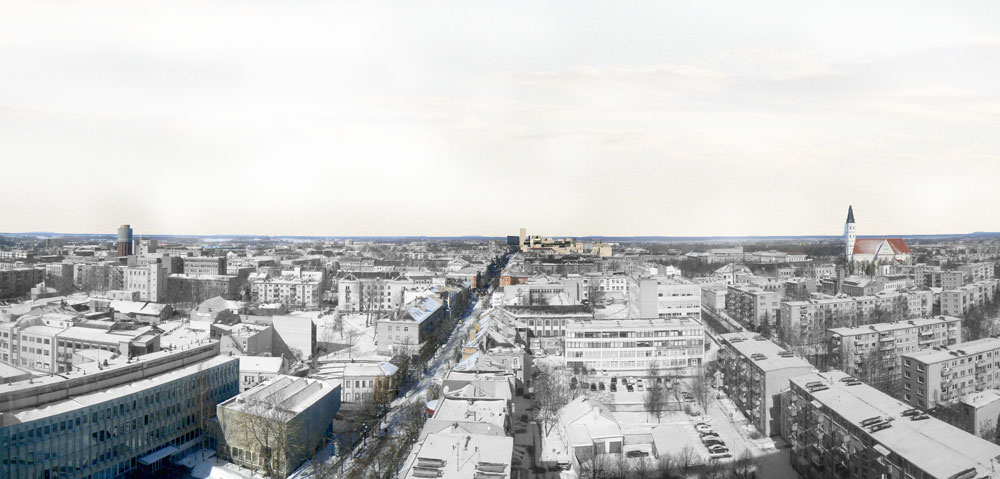 panorama from siauliai hotel